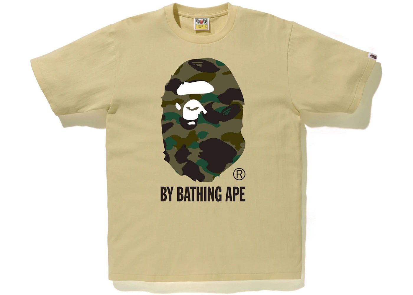 BAPE 1st Camo By Bathing Tee Beige/Green
