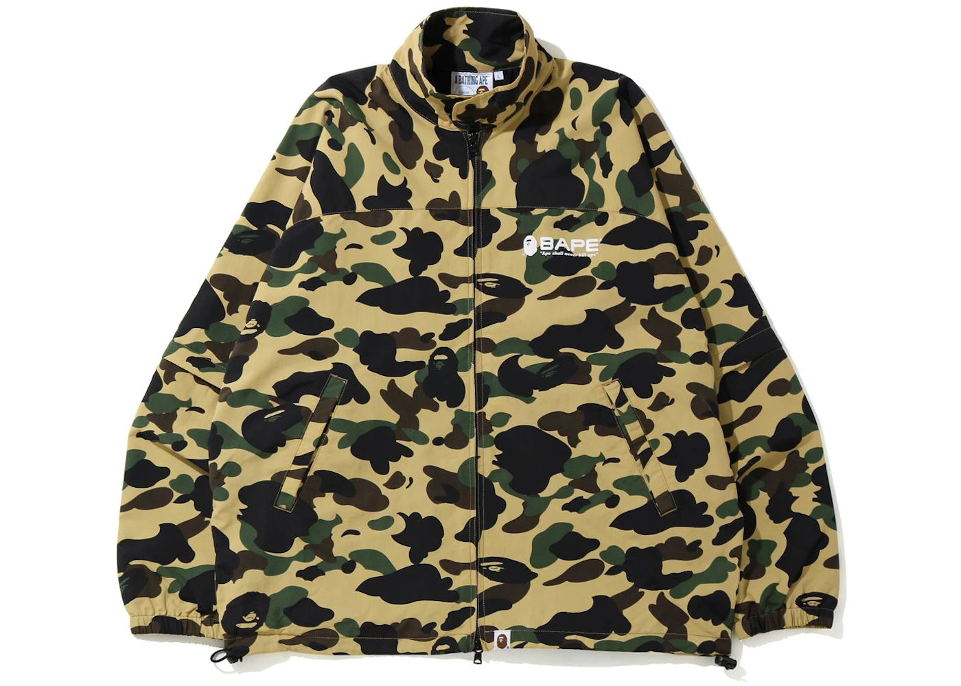 BAPE 1st Camo Classic Rain Jacket Yellow