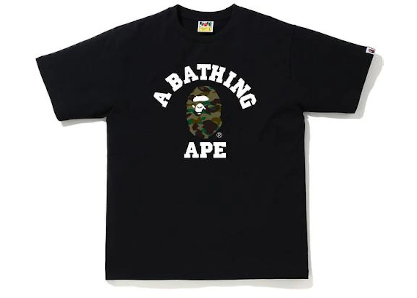 BAPE 1st Camo College T-Shirt Black/Green