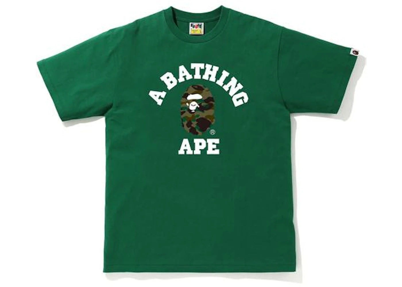 BAPE 1st Camo College T-Shirt (SS20) Green/Green