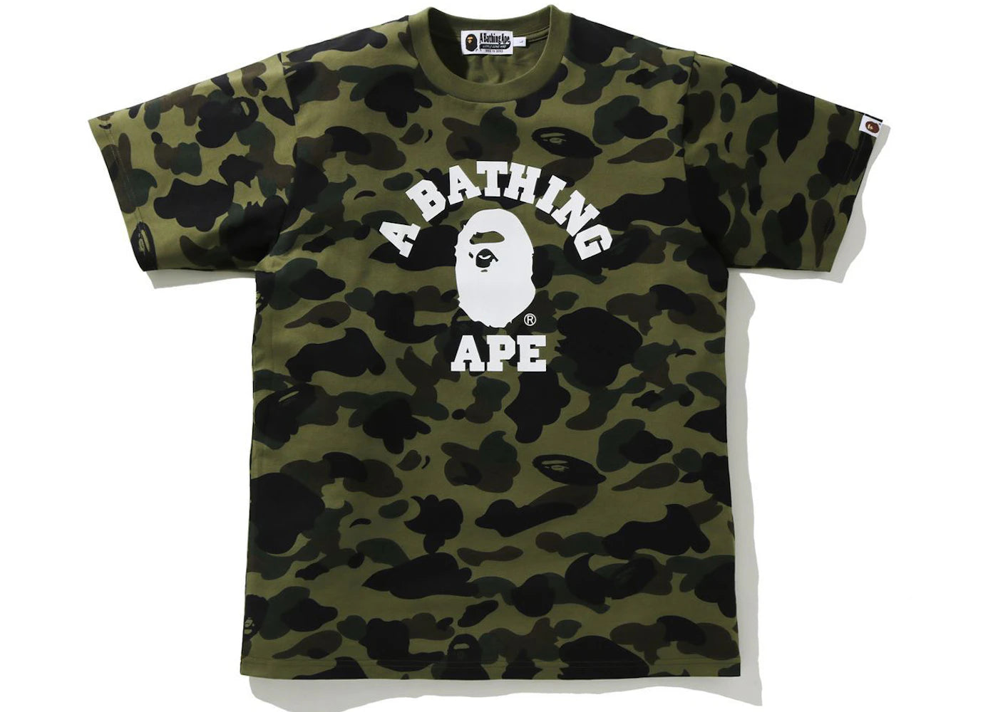 BAPE 1st Camo College Tee (SS21) Green