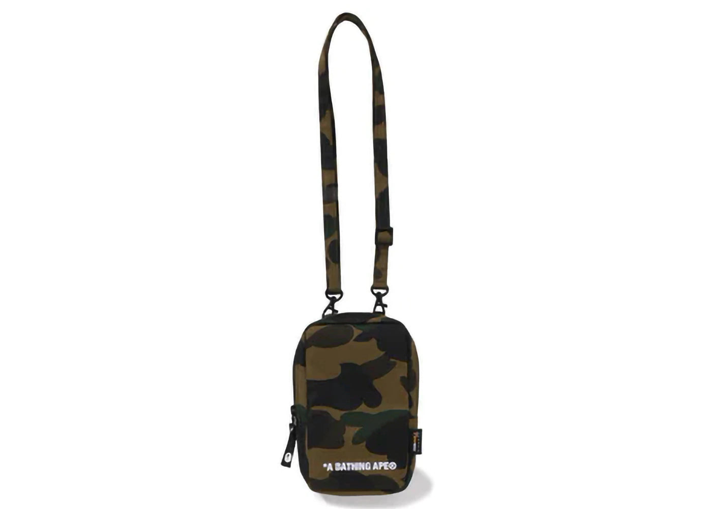 BAPE 1st Camo Cordura Phone Shoulder Bag Green