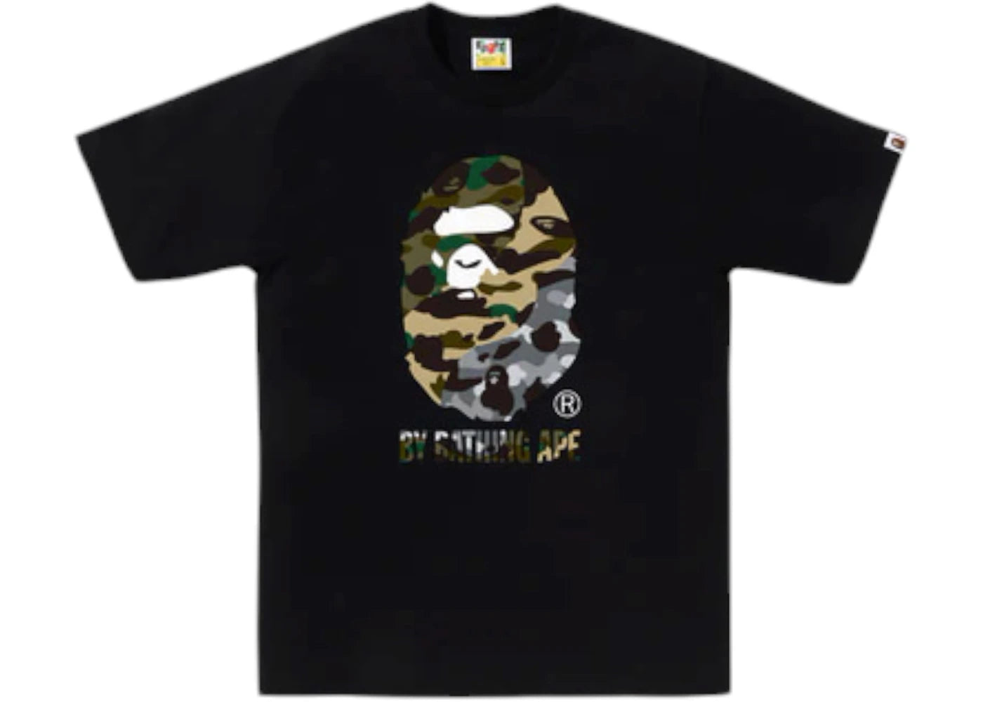 BAPE 1st Camo Crazy By Bathing Ape Tee Black