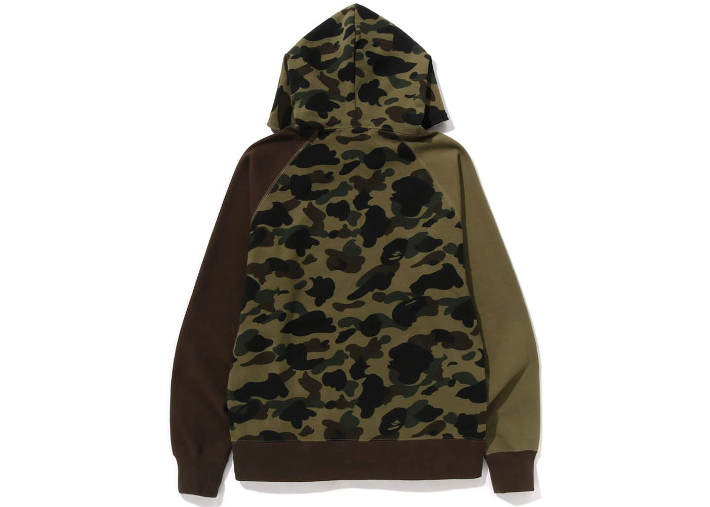 BAPE 1st Camo Crazy College Full Zip Hoodie (SS23) Green