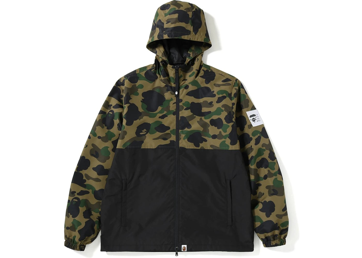 BAPE 1st Camo Hoodie Jacket Green