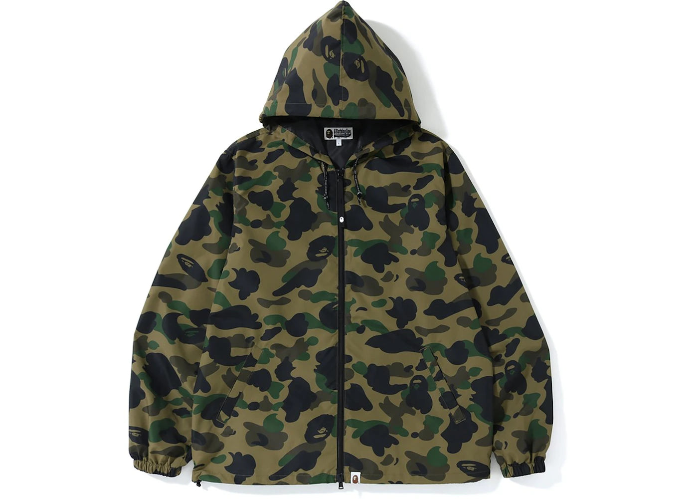 BAPE 1st Camo Hoodie Jacket (SS19) Green