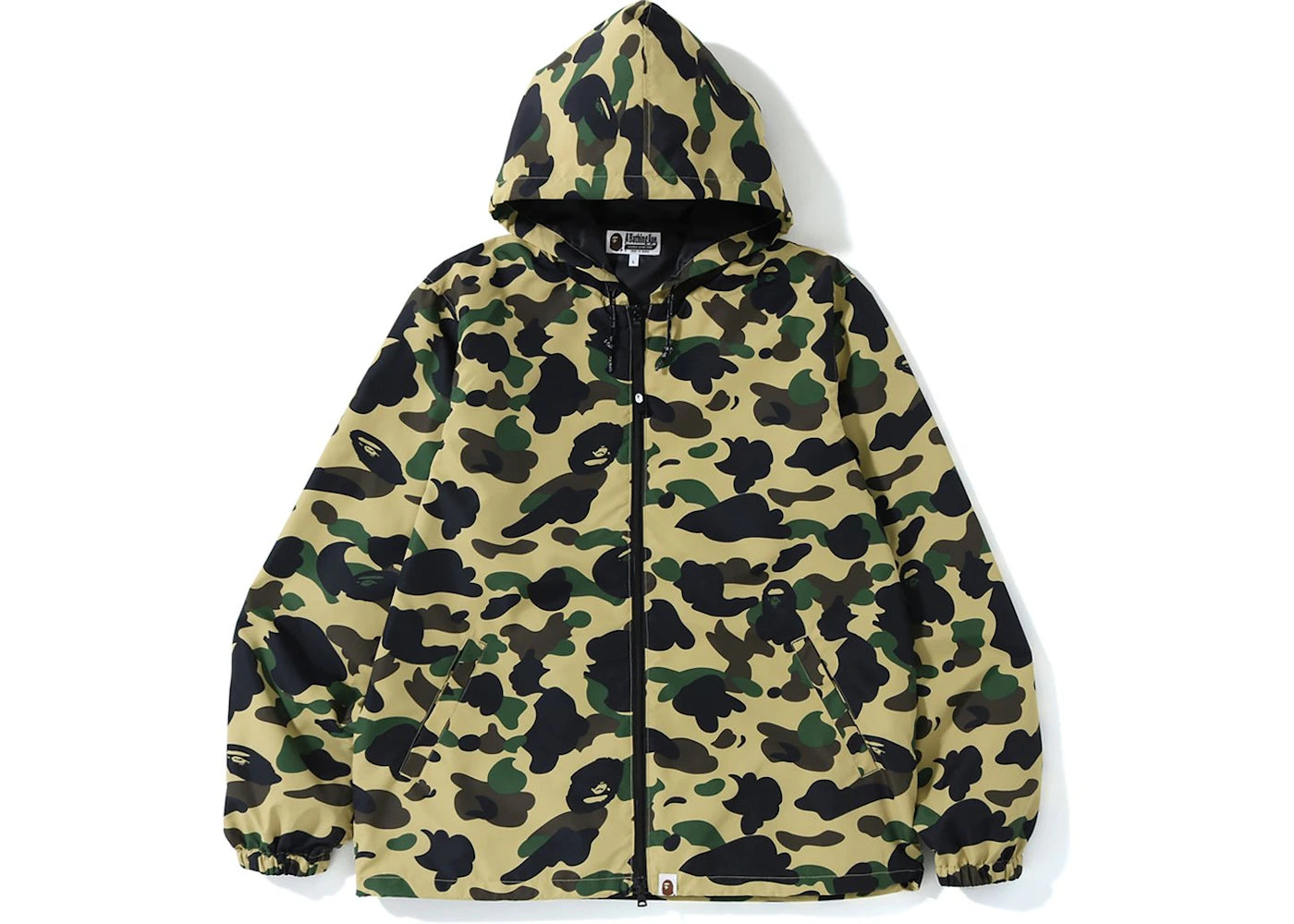 BAPE 1st Camo Hoodie Jacket (SS19) Yellow