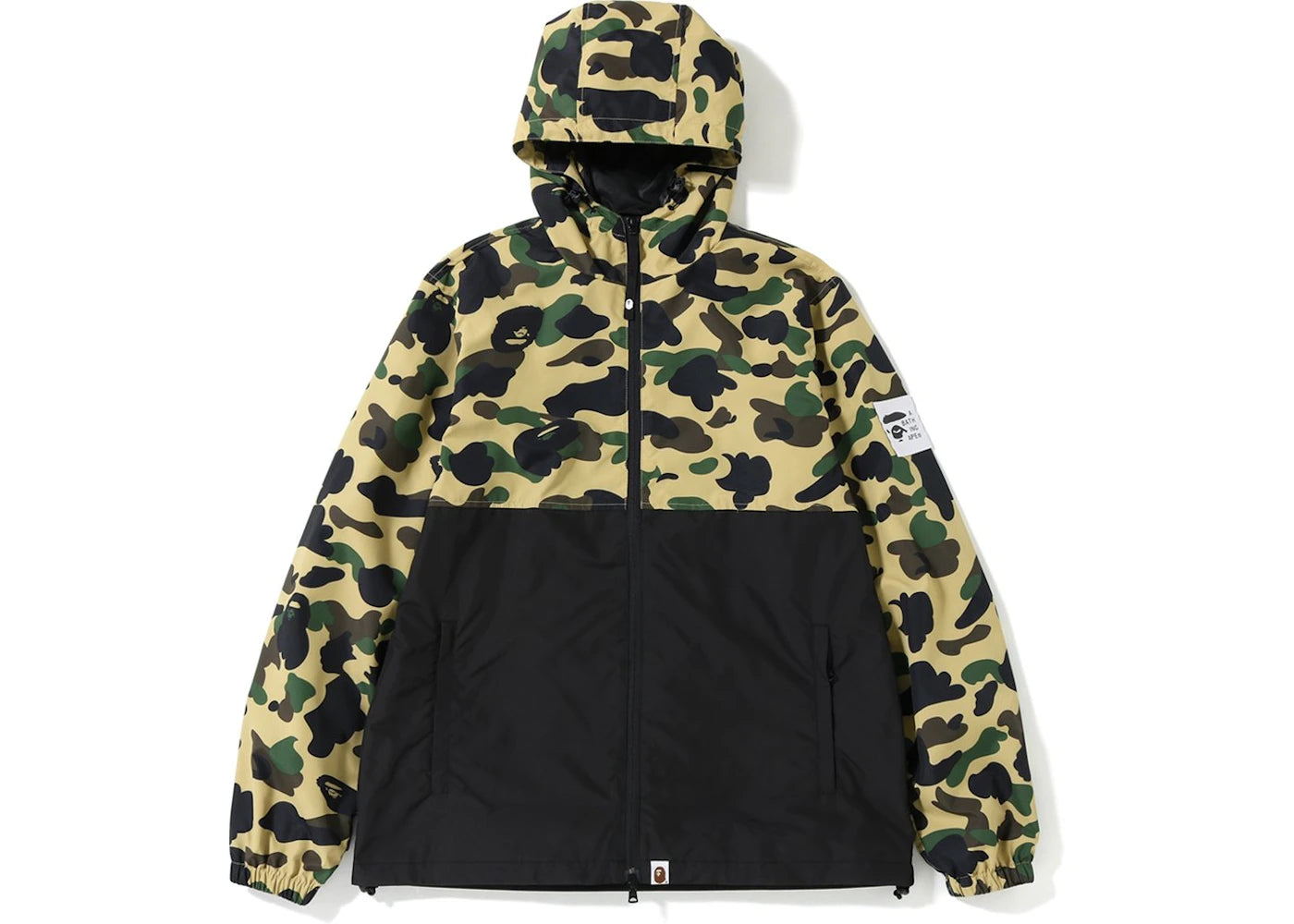 BAPE 1st Camo Hoodie Jacket Yellow