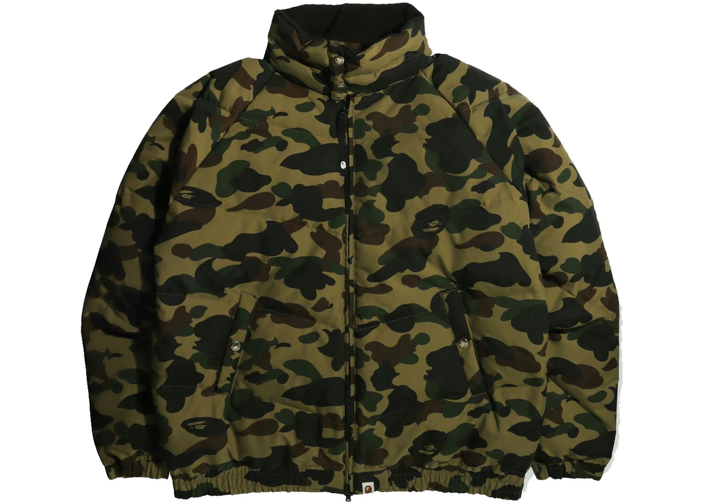 BAPE 1st Camo Loose Fit Down Jacket Green