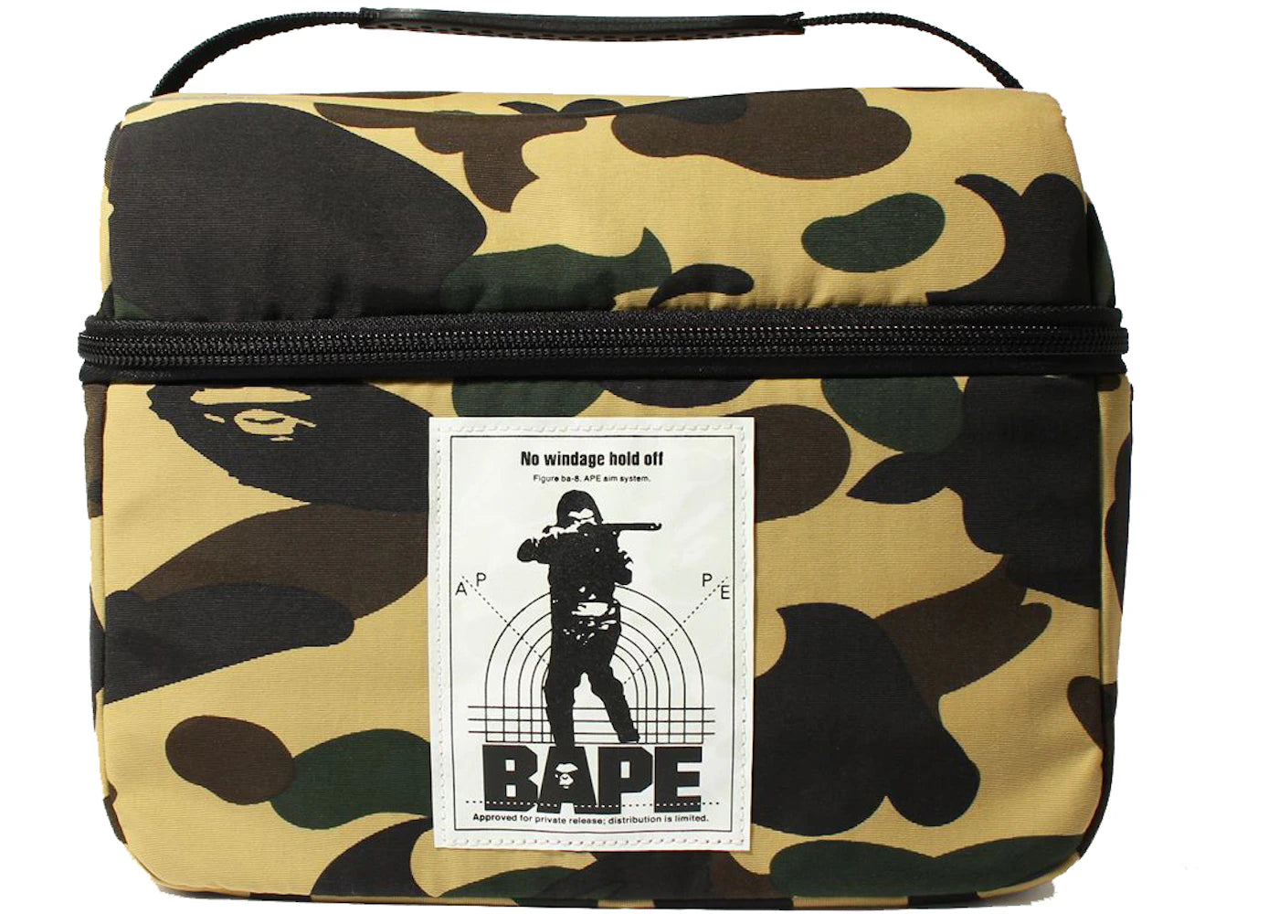 BAPE 1st Camo Lunch Bag Yellow