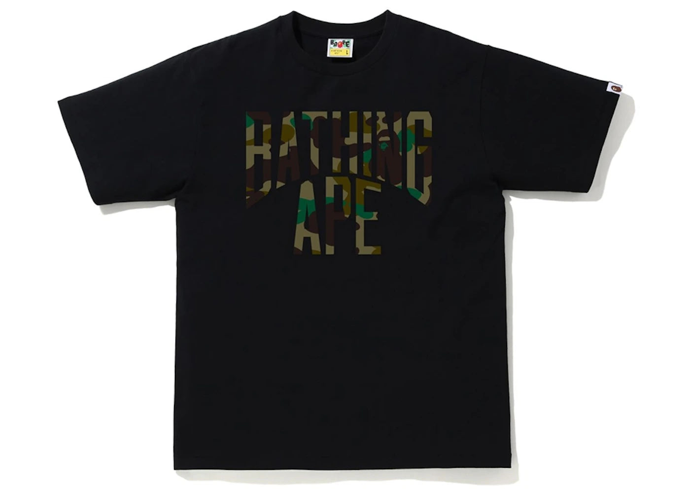 BAPE 1st Camo NYC Logo Tee Black/Green