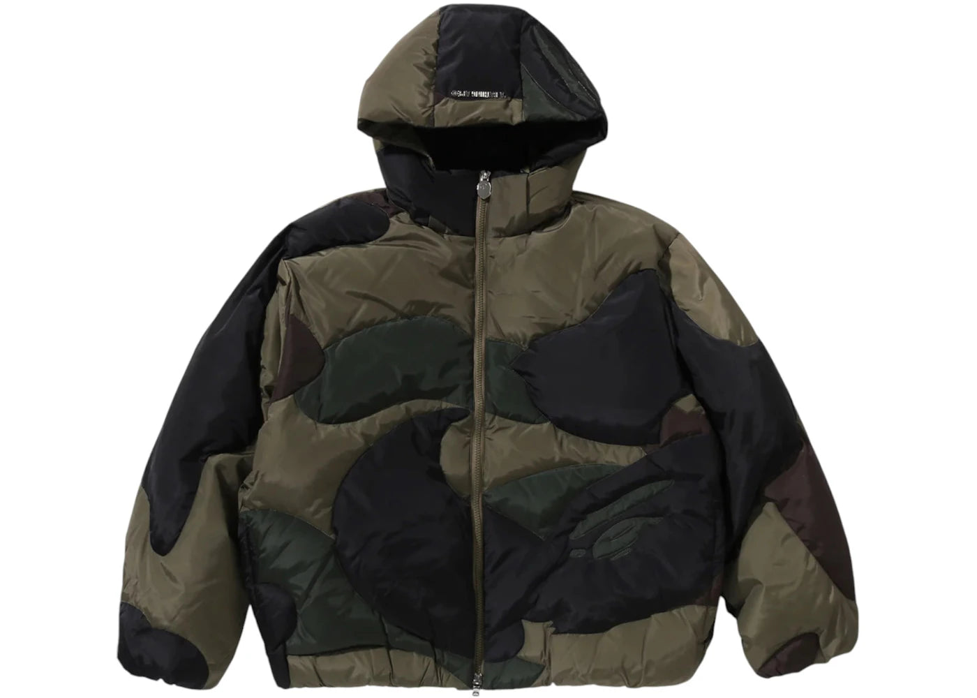 BAPE 1st Camo Nylon Down Jacket Green