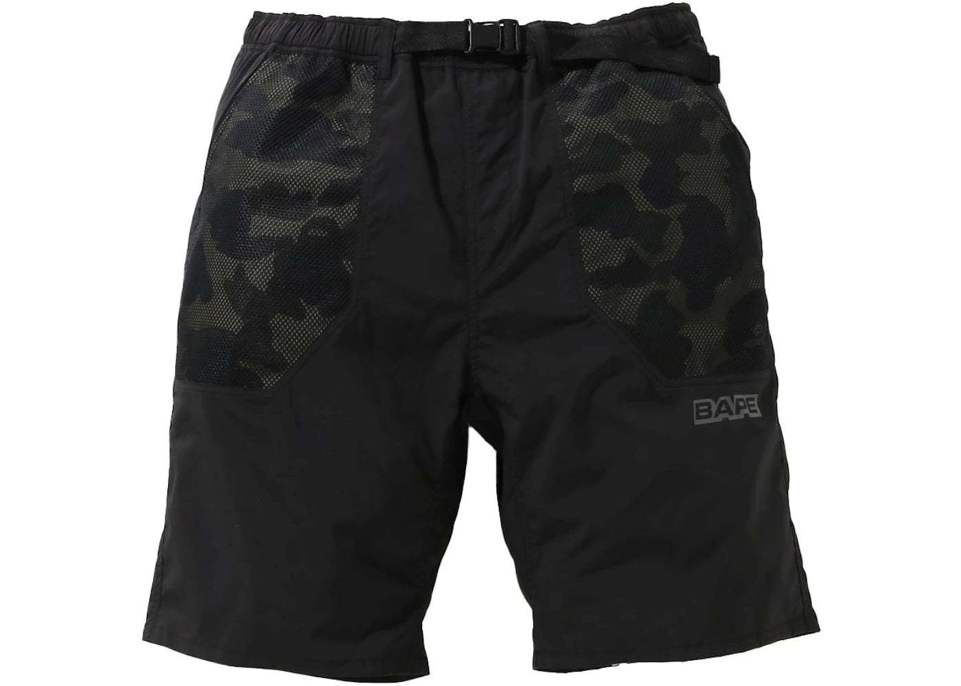 BAPE 1st Camo Pocket Shorts Black