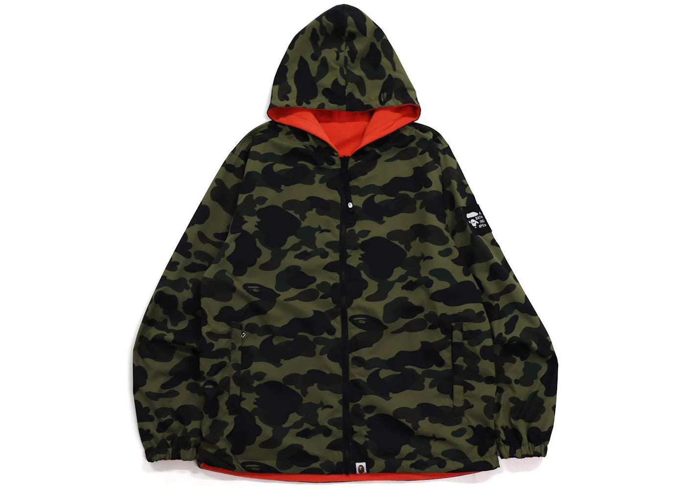 BAPE 1st Camo Reversible Hoodie Jacket Green