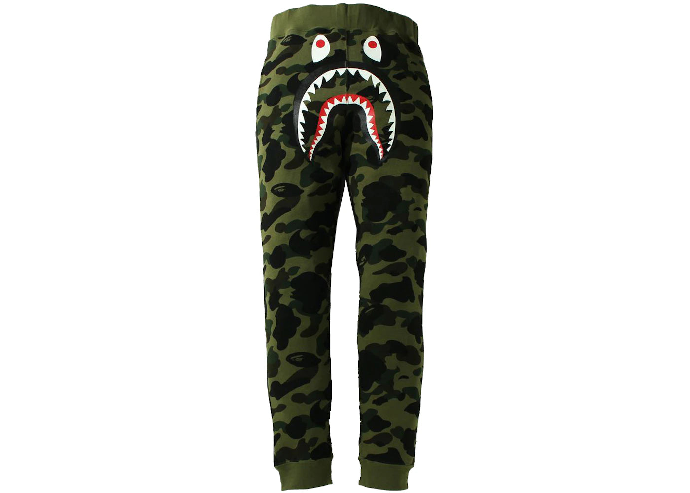 BAPE 1st Camo Shark Slim Fit Sweat Pants Green