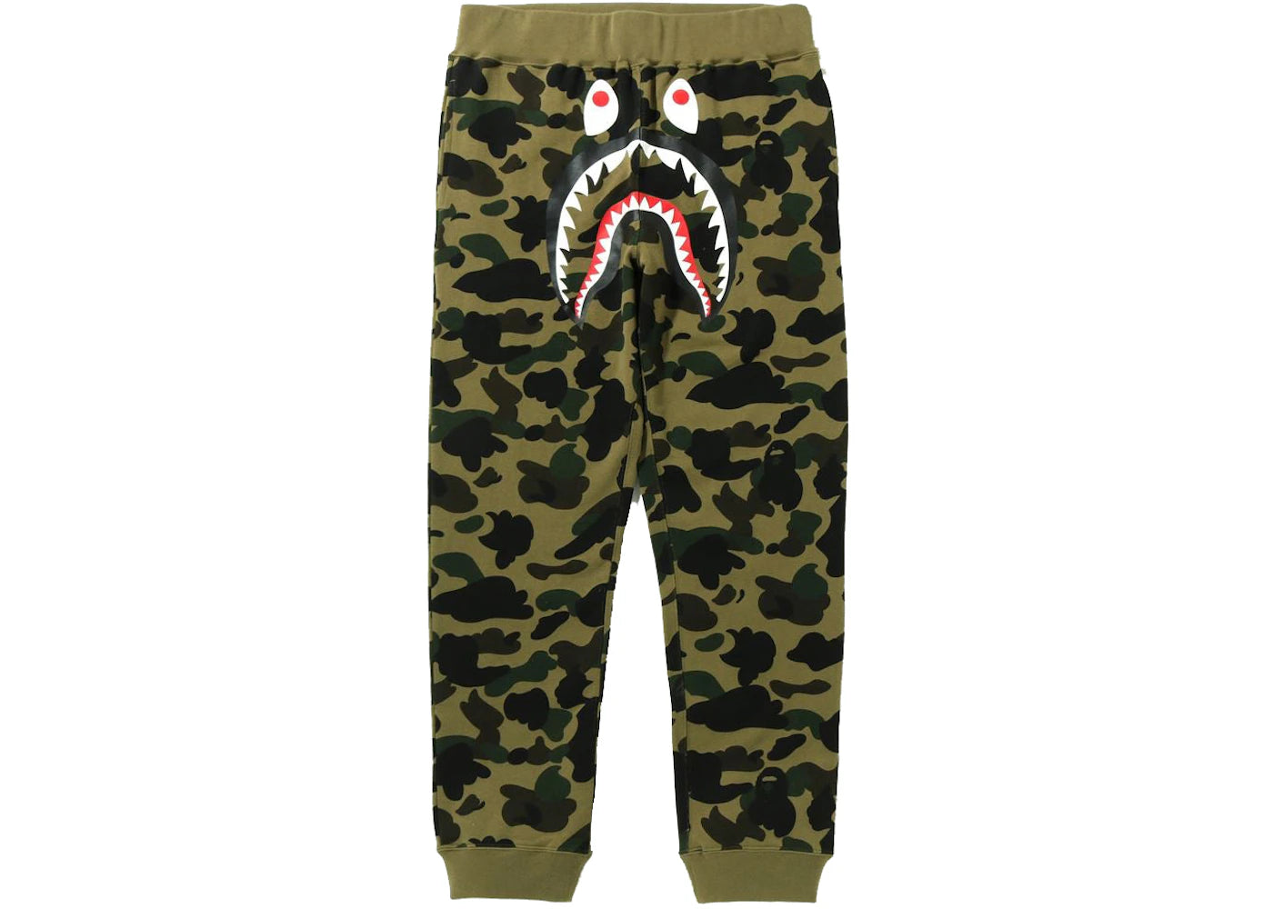 BAPE 1st Camo Shark Slim Sweat Pants (SS22) Green