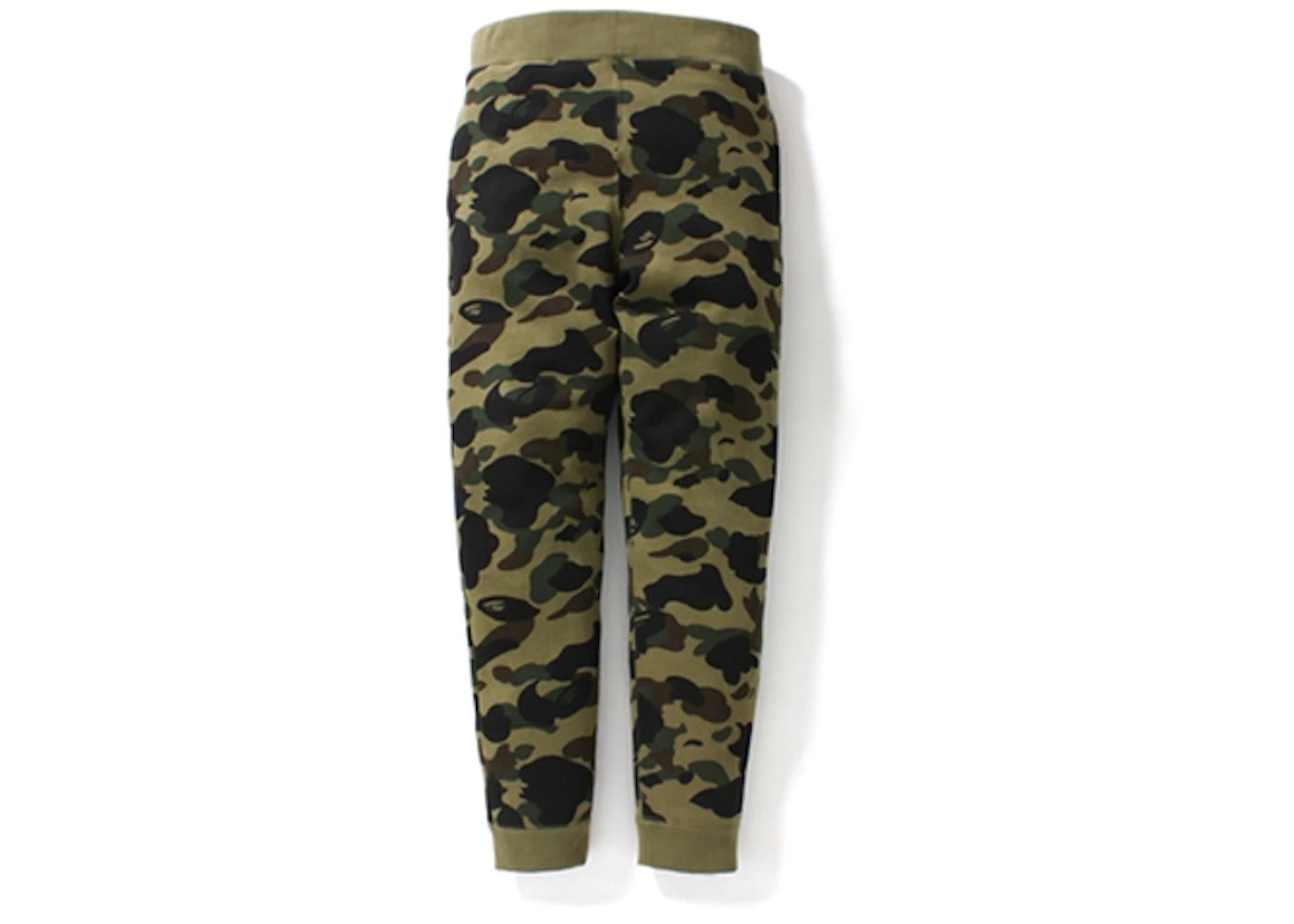 BAPE 1st Camo Slim Sweat Pants Green