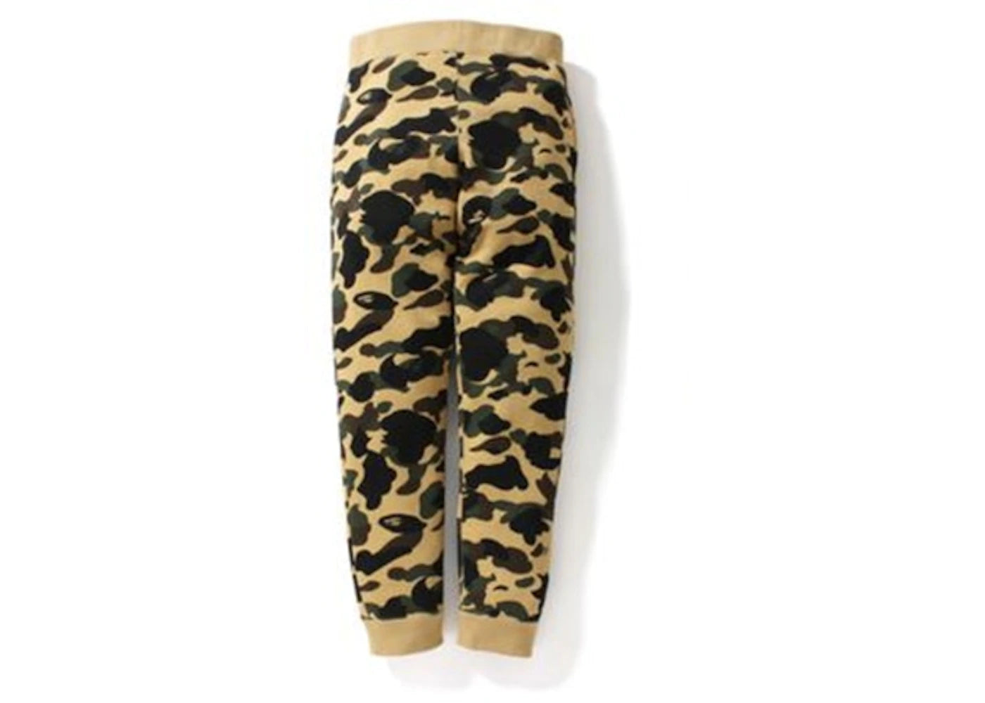 BAPE 1st Camo Slim Sweatpants (FW17) Yellow