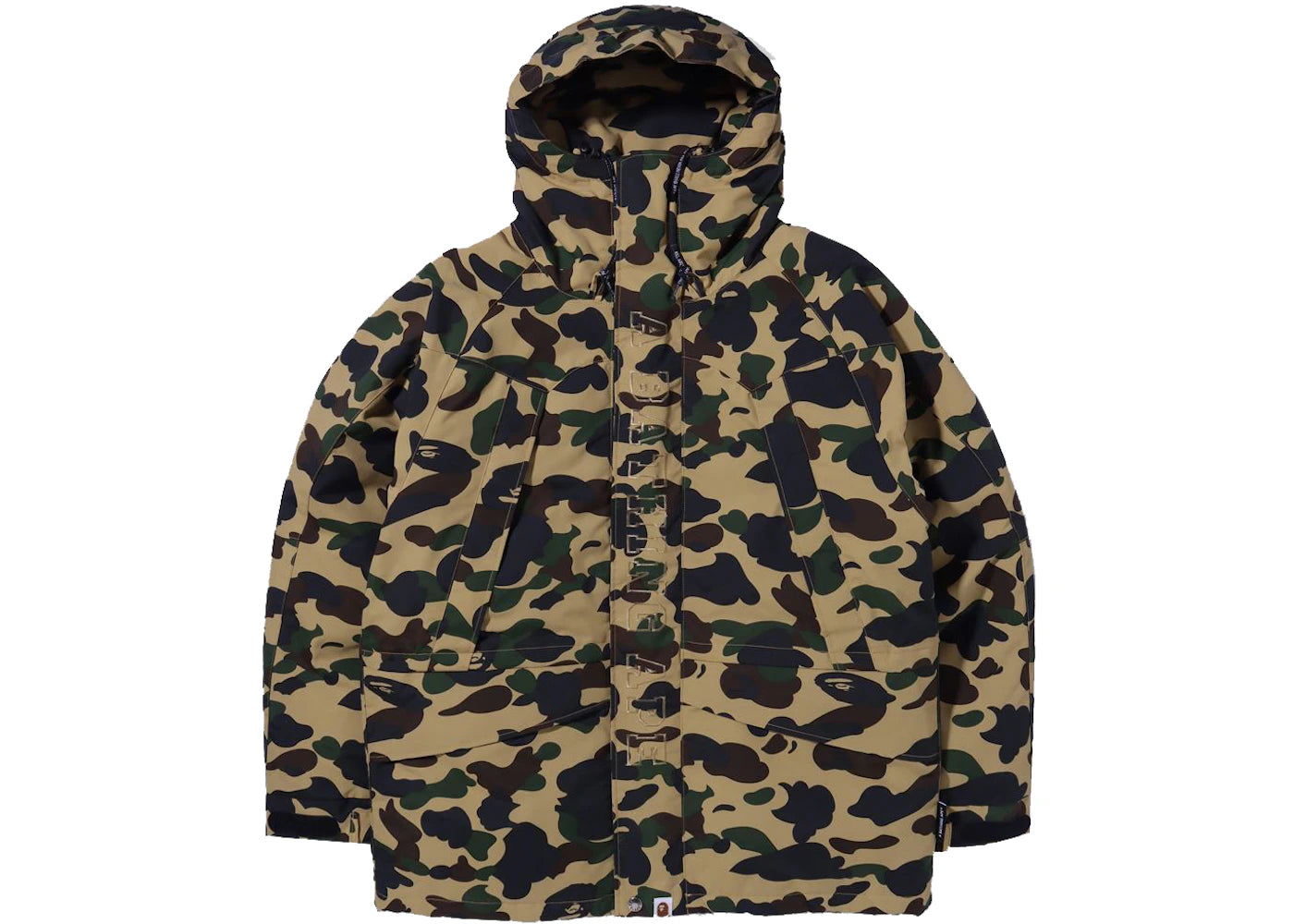BAPE 1st Camo Snowboard Down Jacket (FW21) Yellow