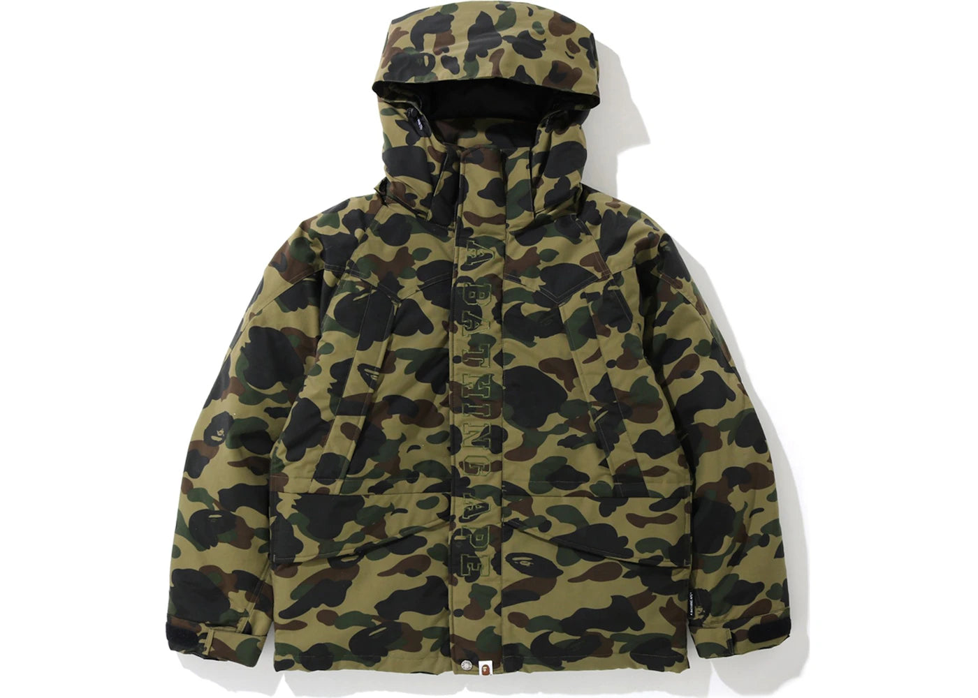 BAPE 1st Camo Snowboard Down Jacket Green