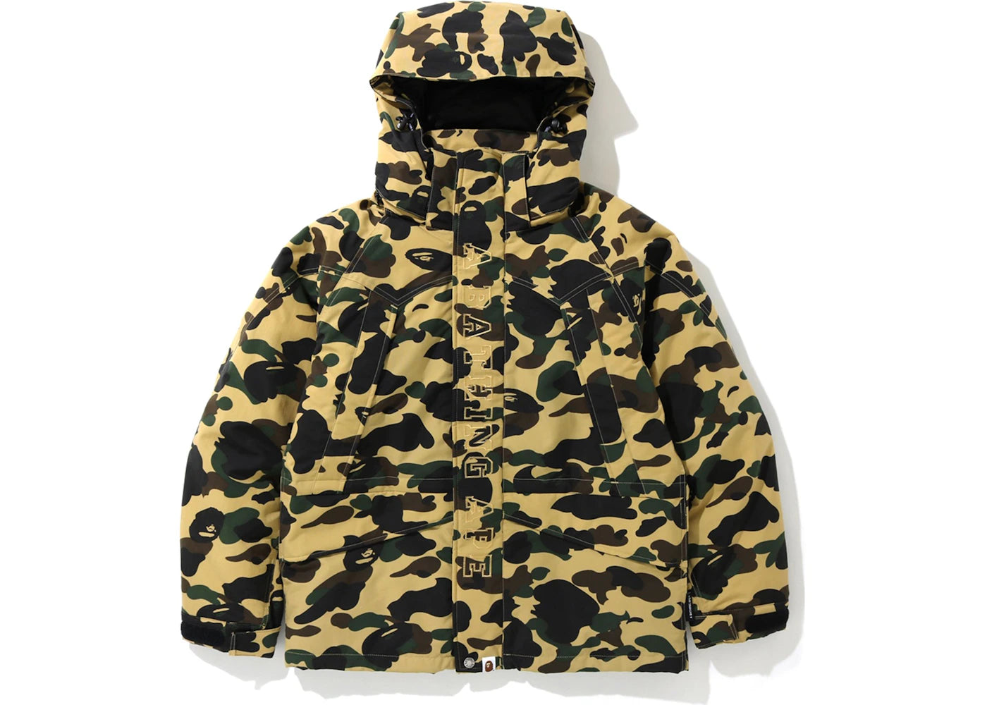 BAPE 1st Camo Snowboard Down Jacket Yellow