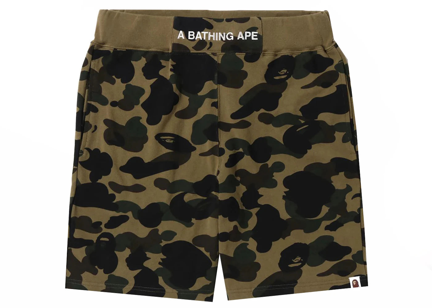 BAPE 1st Camo Sweat Shorts (SS23) Green