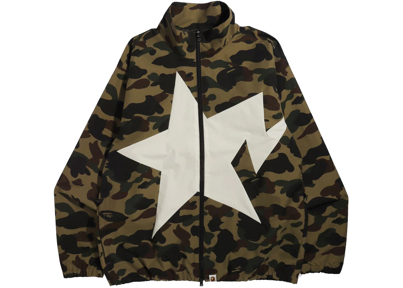 BAPE 1st Camo Track Jacket Green