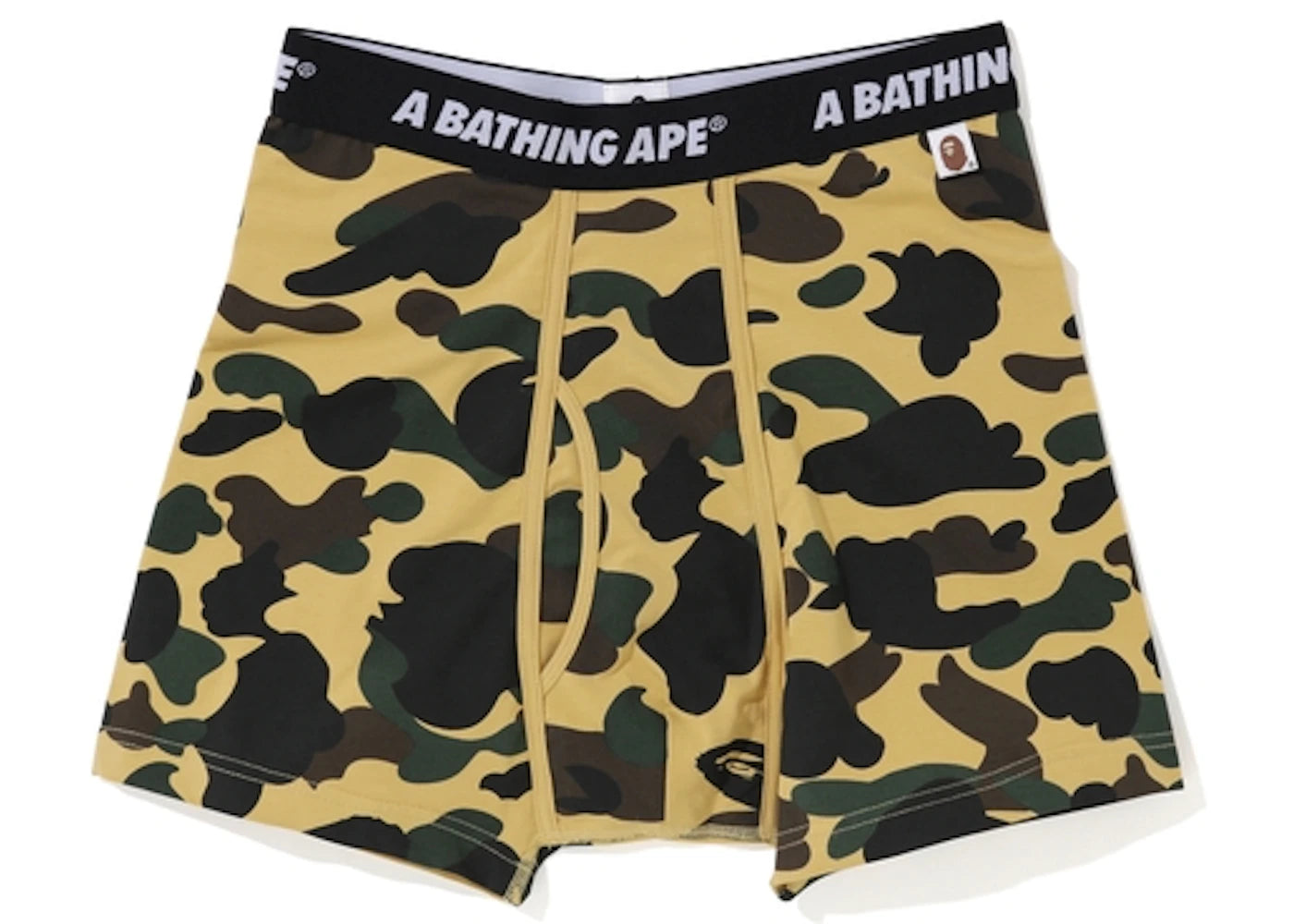 BAPE 1st Camo Trunks (FW19) Yellow