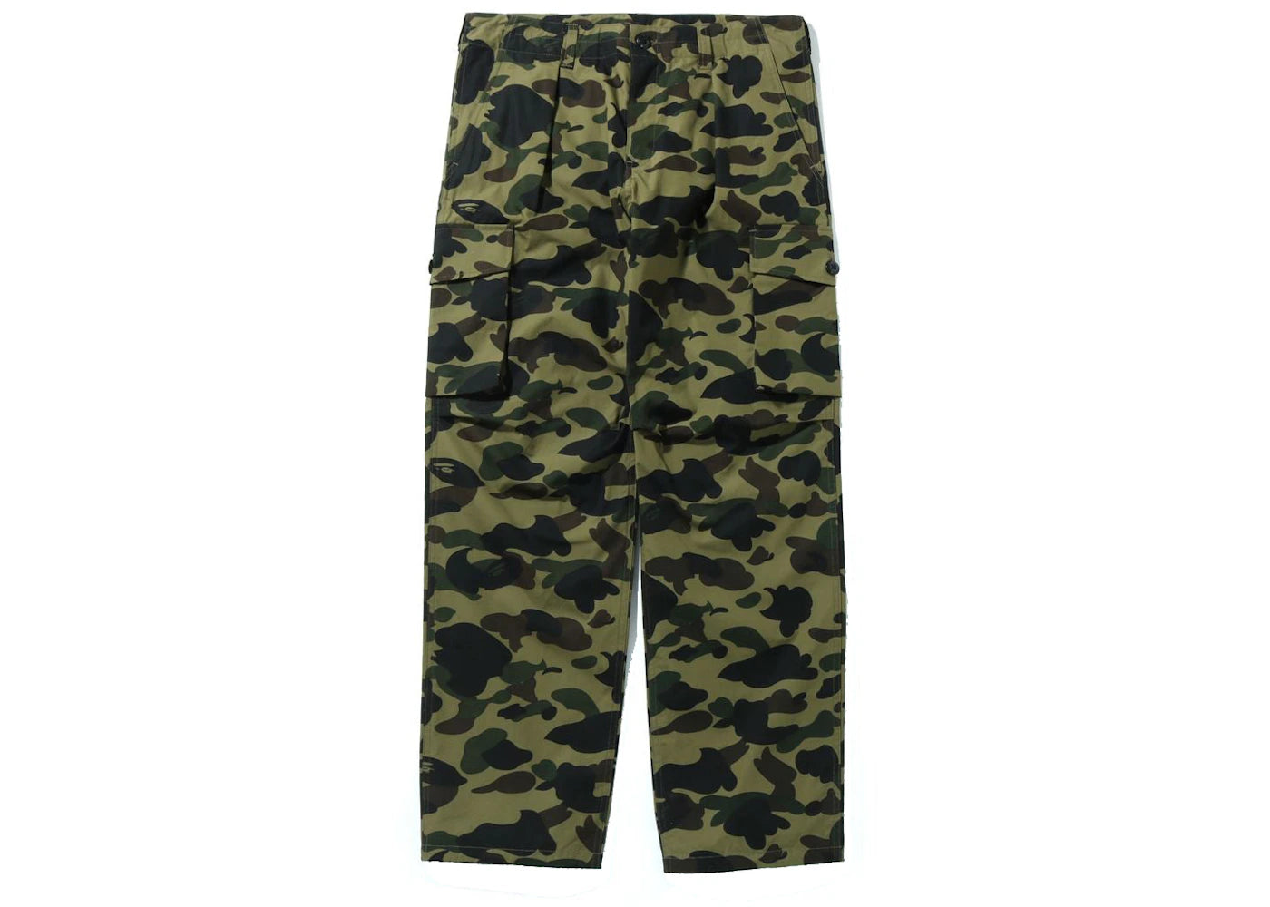 BAPE 1st Camo Wide Fit 6 Pocket Pants Green
