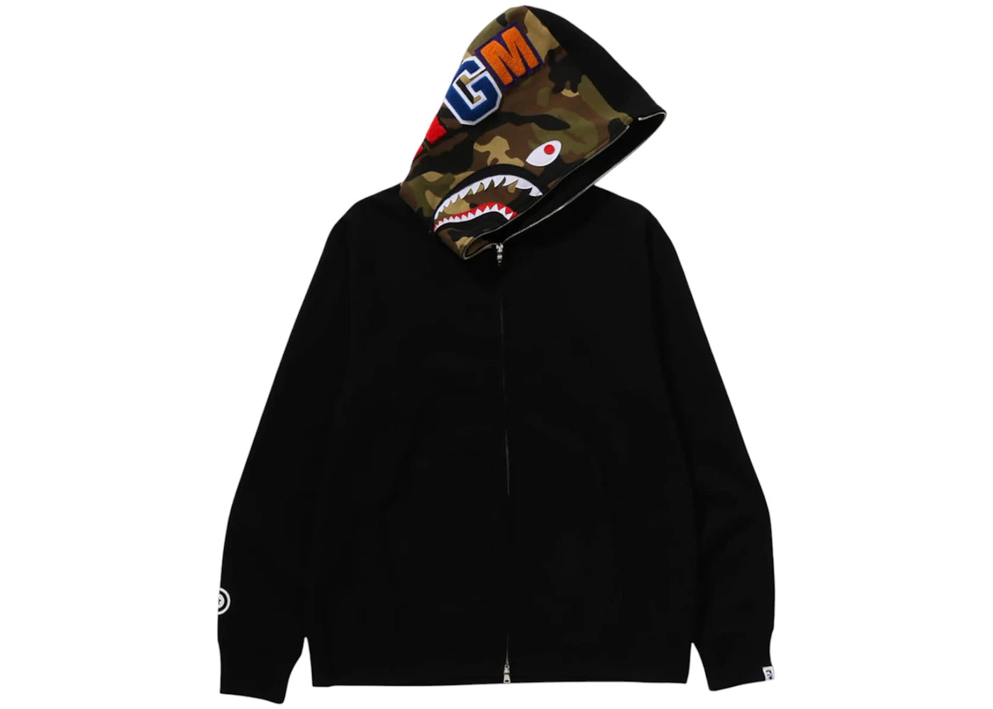 BAPE 1st Shark Full Zip Hoodie Black