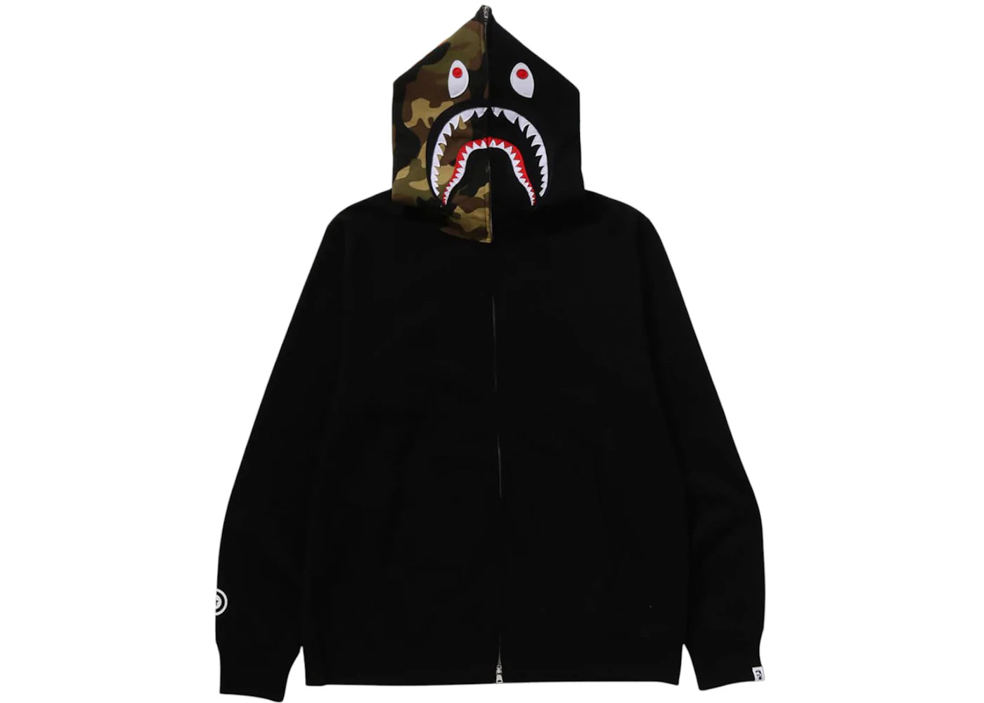 BAPE 1st Shark Full Zip Hoodie Black