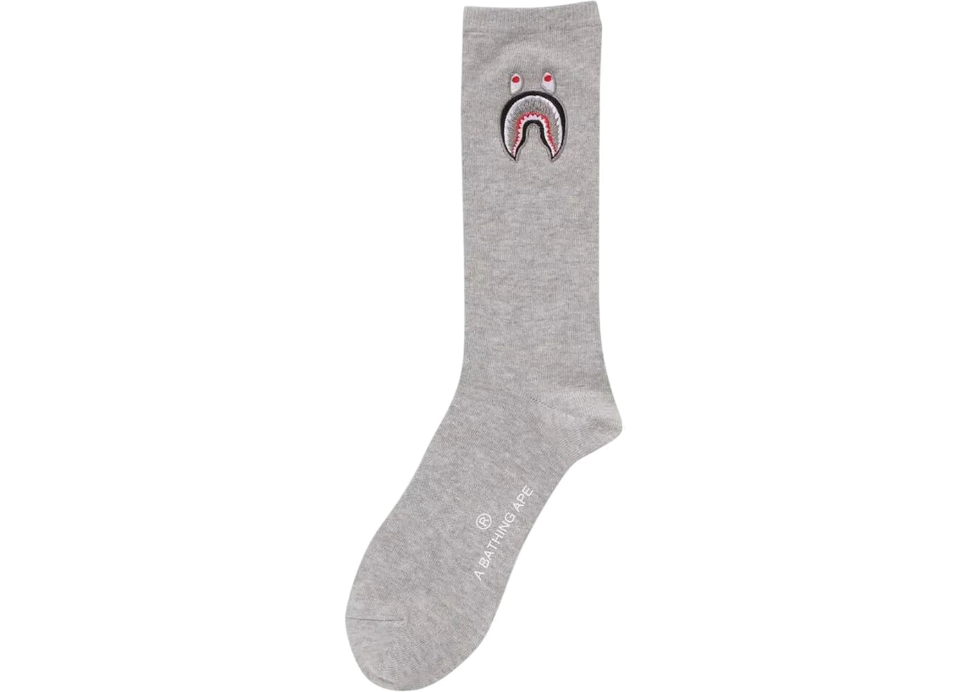 BAPE 1st Shark Socks Gray