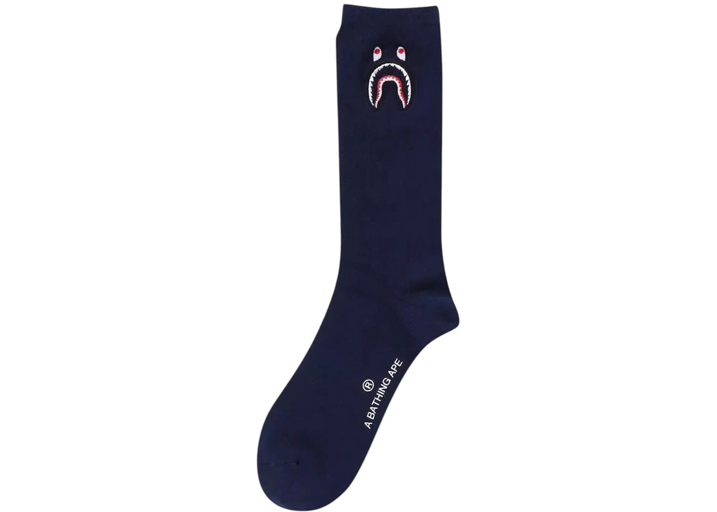 BAPE 1st Shark Socks Navy