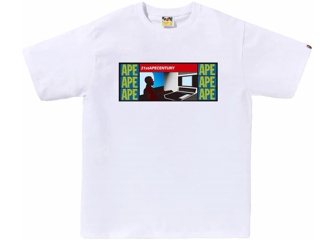 BAPE 21st Ape Century Tee White