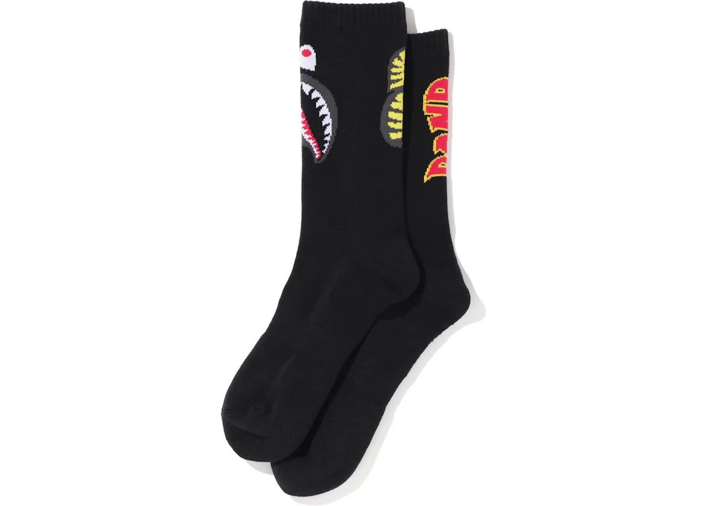 BAPE 2Nd Shark Socks (FW20) Black