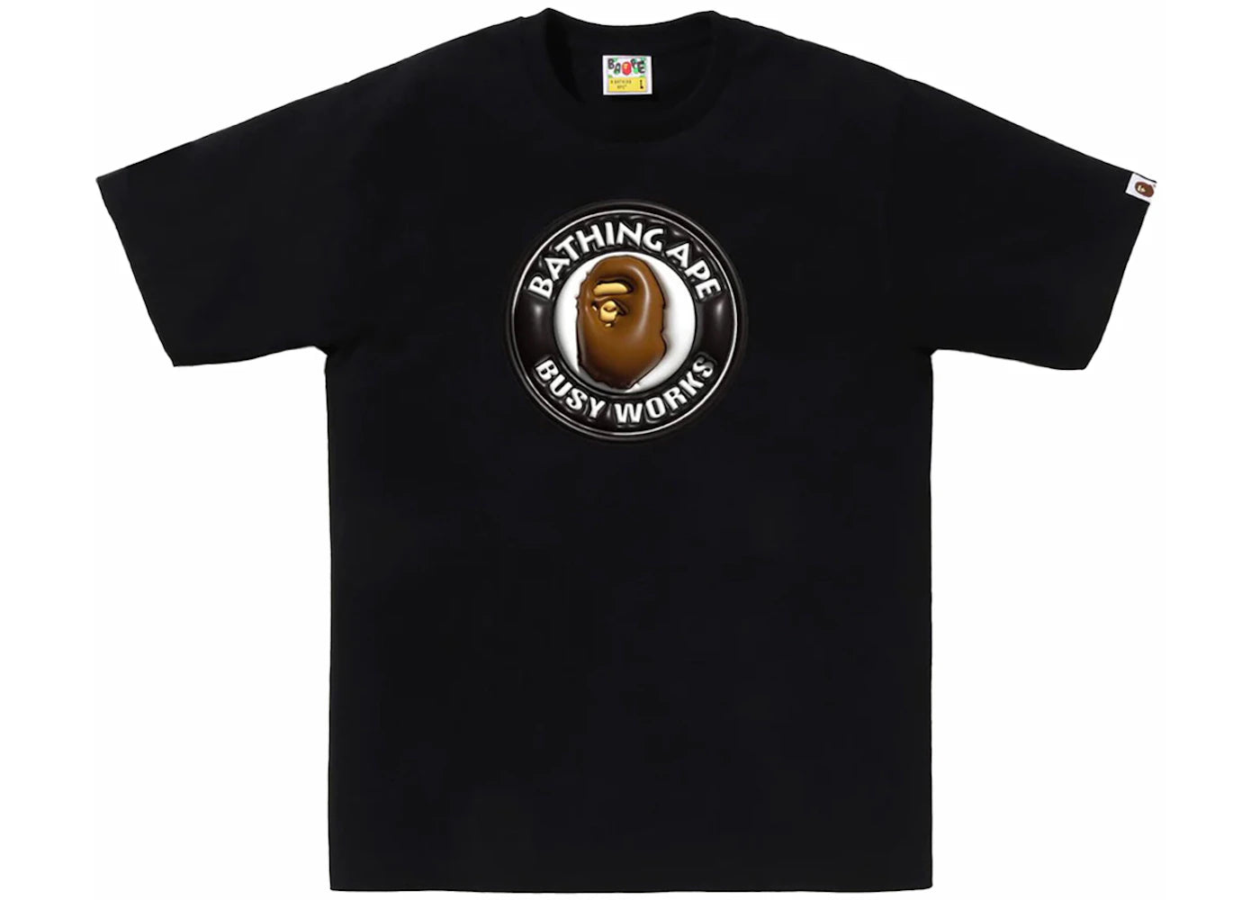 BAPE 3D Busy Works Tee Black