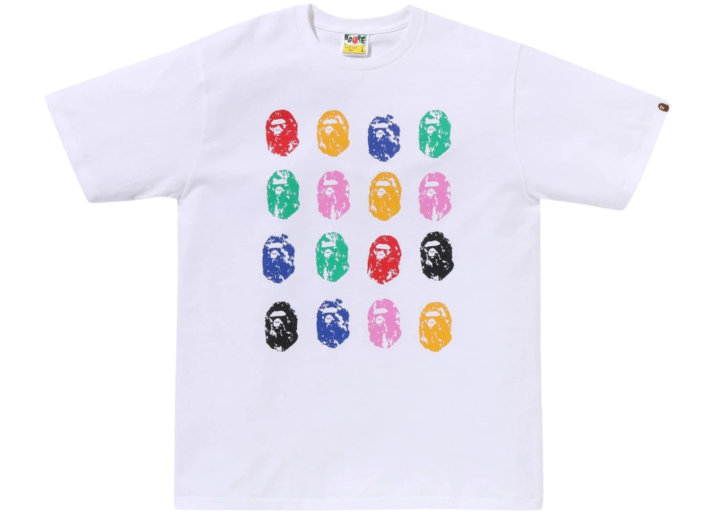 BAPE A Bathing Ape 32nd Anniversary Ape Head Tee White