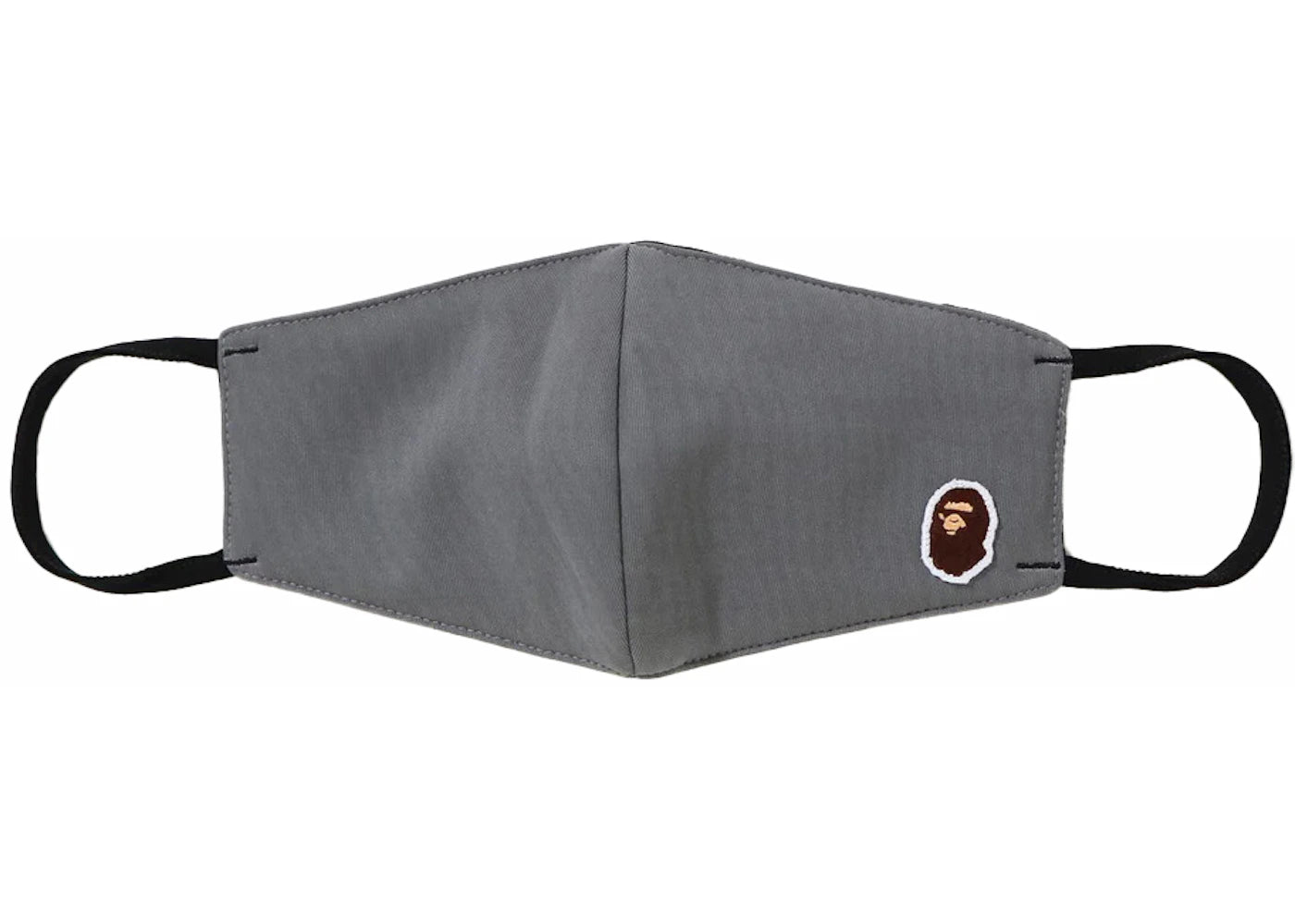 BAPE A Bathing Ape Ape Head Mask Gray