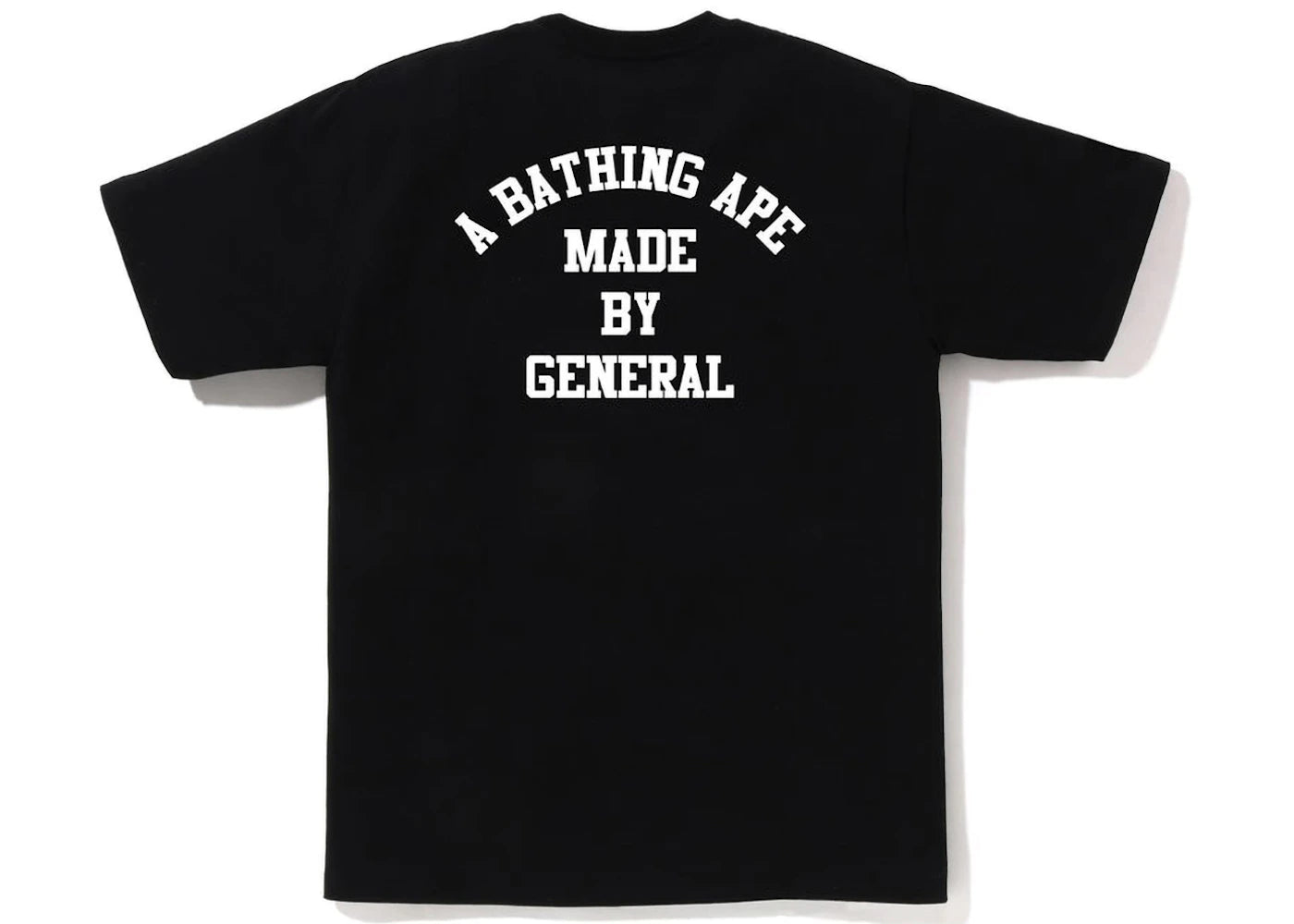 BAPE A Bathing Ape Lettered Tee Black