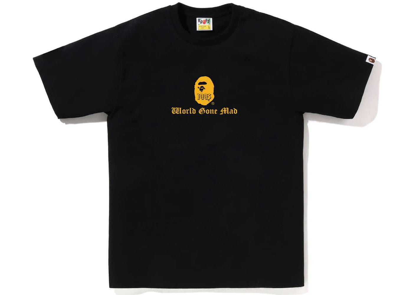 BAPE A Bathing Ape Logo Tee Black