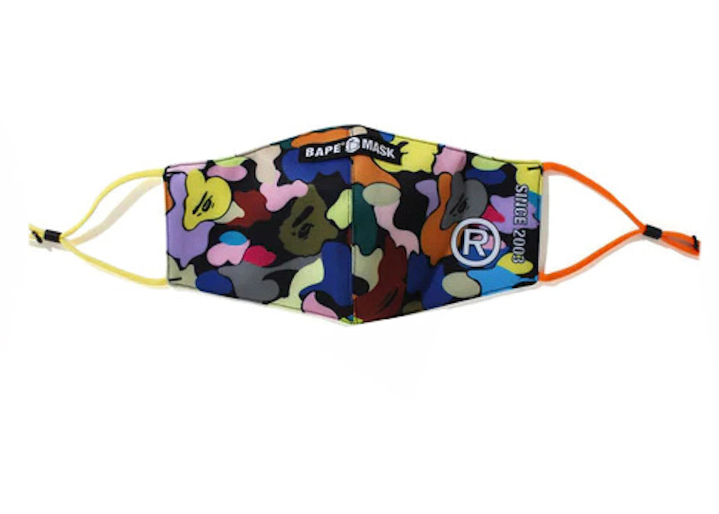 BAPE A Bathing Ape Multi Camo Mask Black