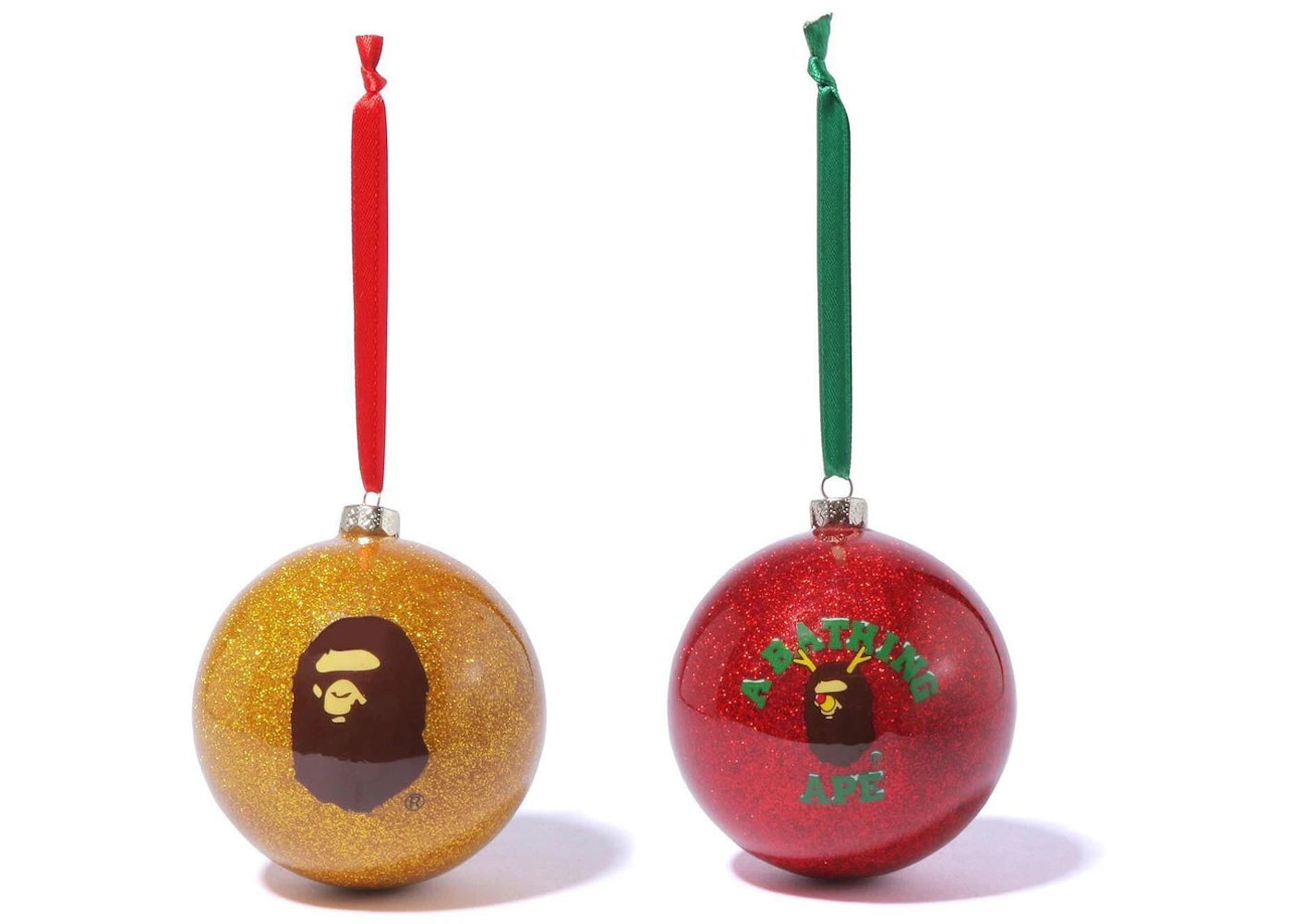 BAPE A Bathing Ape Ornaments Set of 2