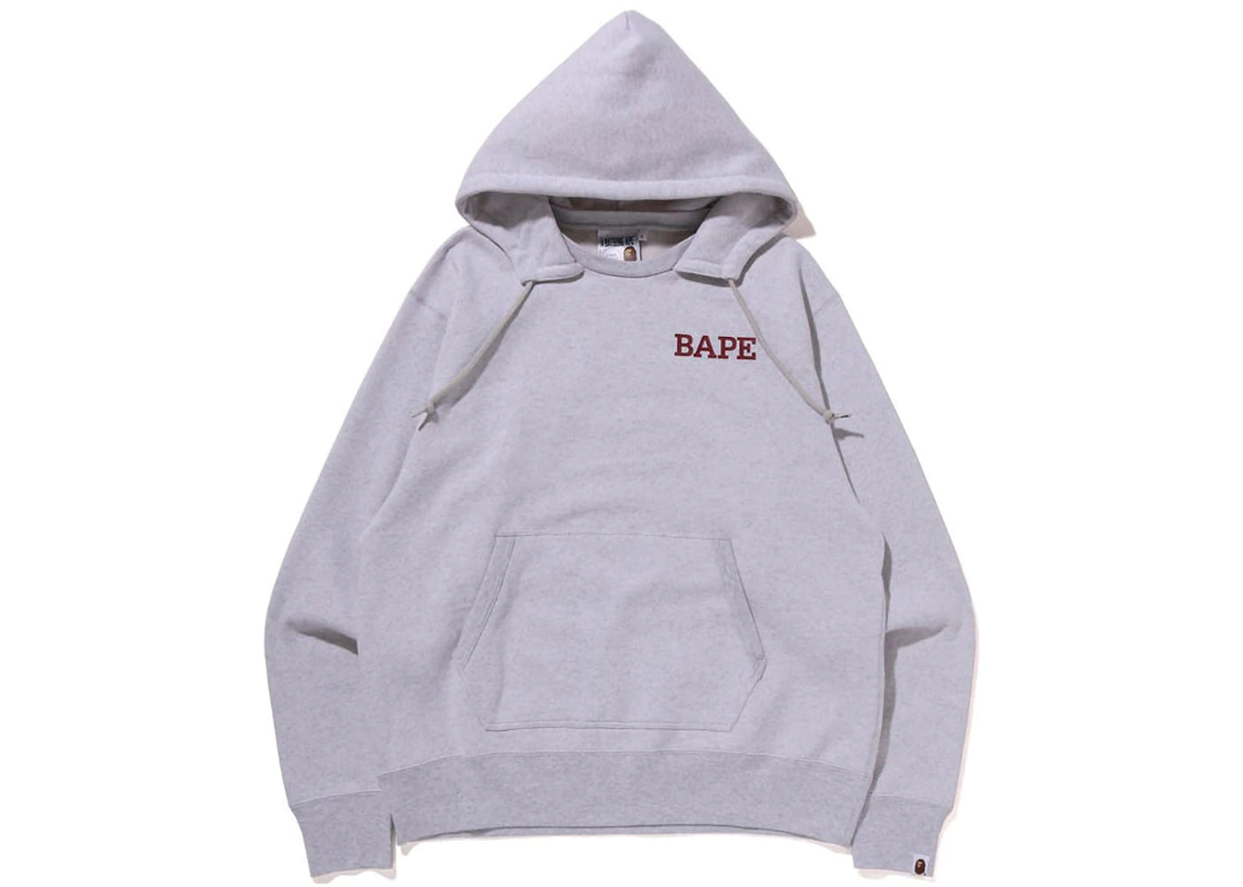 BAPE A Bathing Ape Relaxed Fit Pullover Hoodie (FW22) Grey