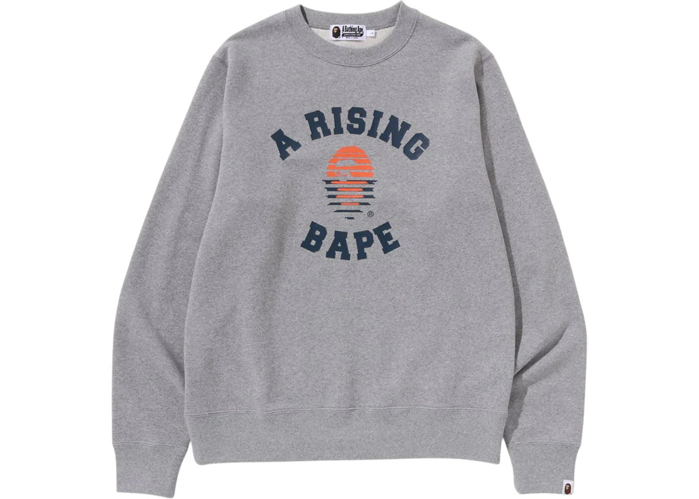 BAPE A Rising Bape Sweatshirt Grey