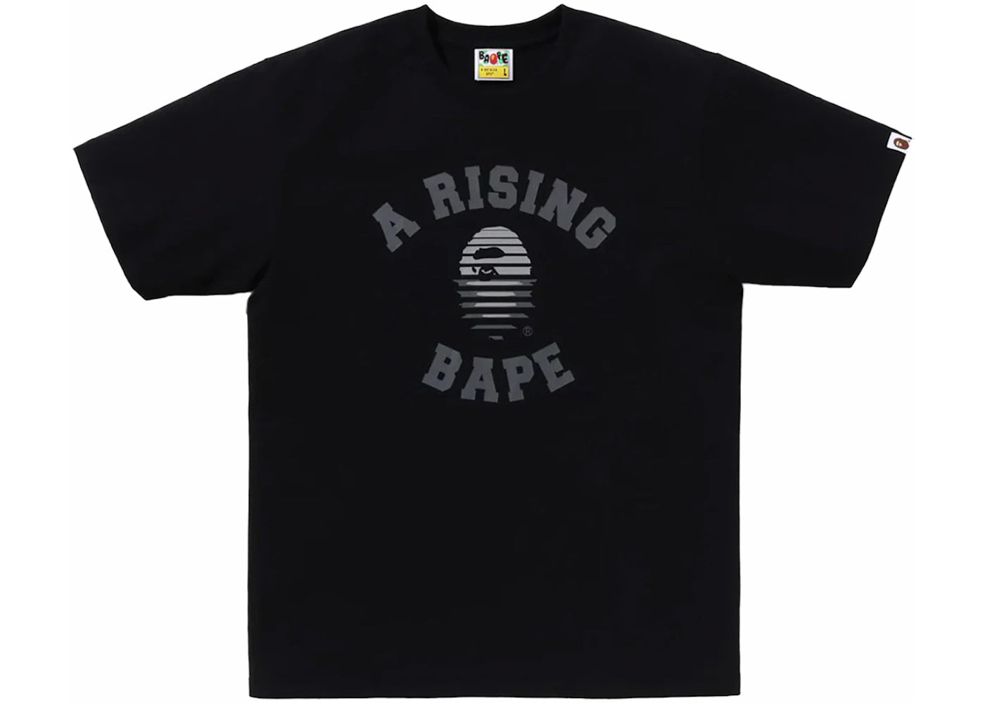 BAPE A Rising Bape Tee Black