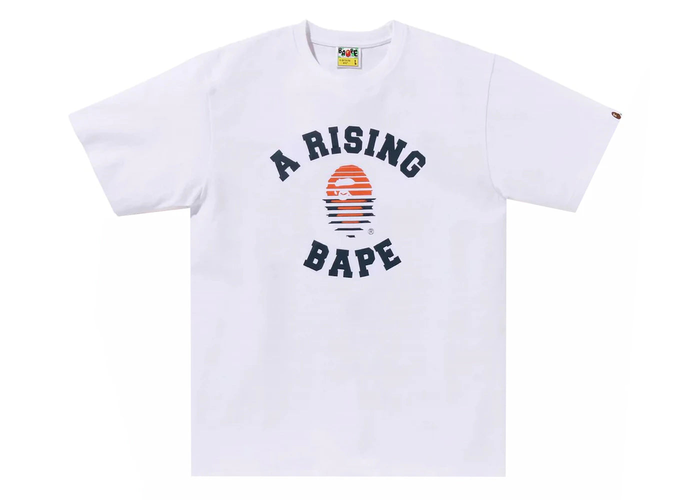 BAPE A Rising Bape Tee White