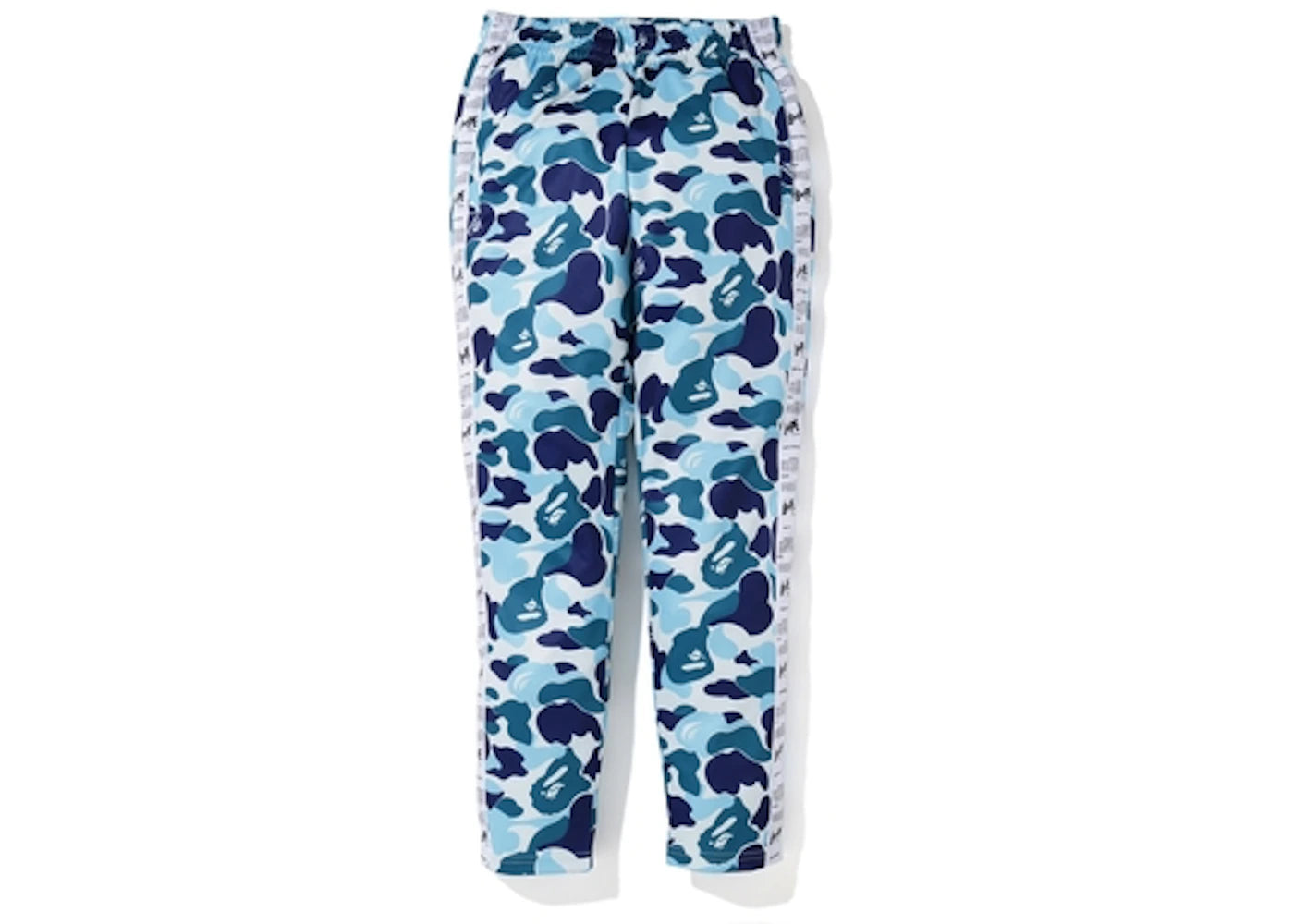 BAPE ABC Bapesta Tape Jersey Pants Blue
