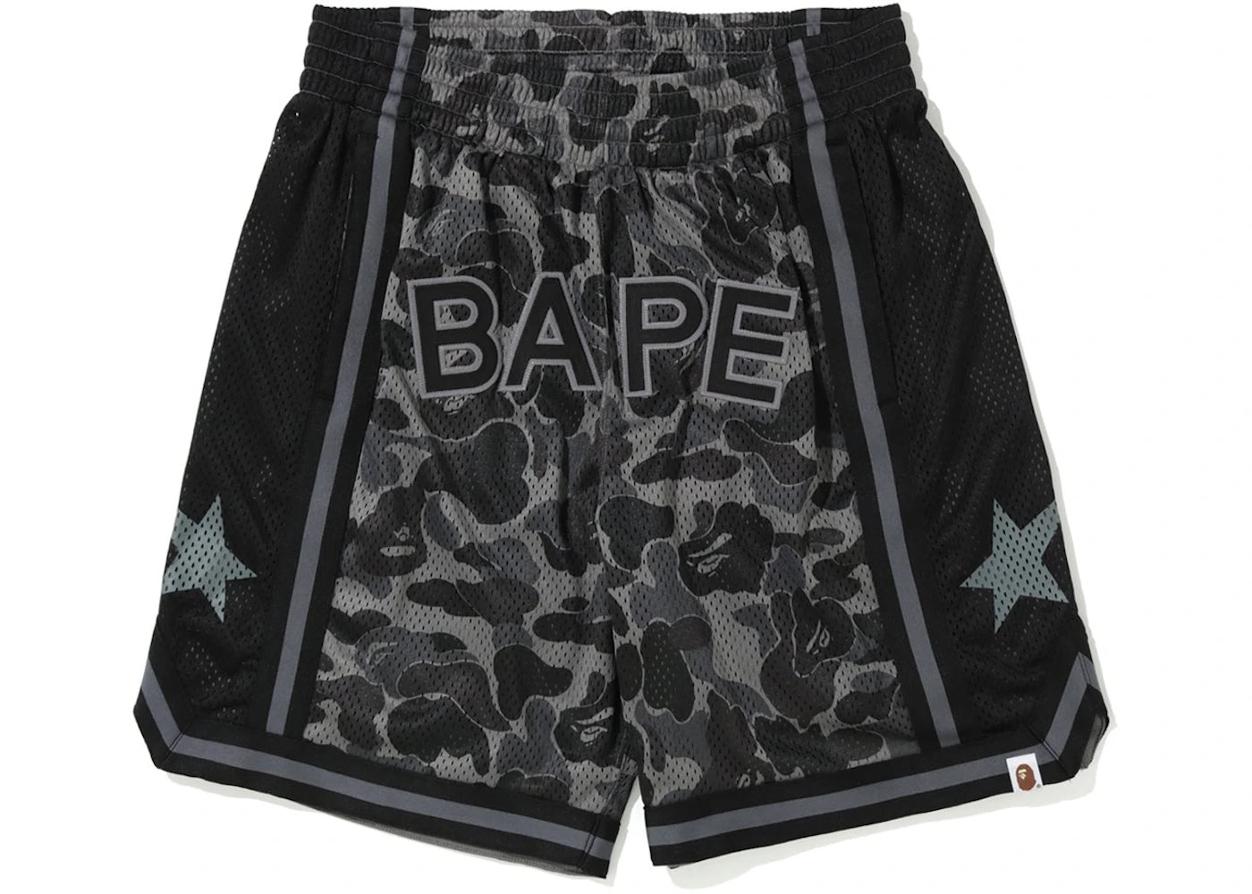 BAPE ABC Basketball Shorts Black