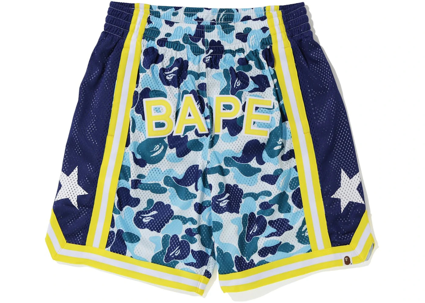 BAPE ABC Basketball Shorts Blue