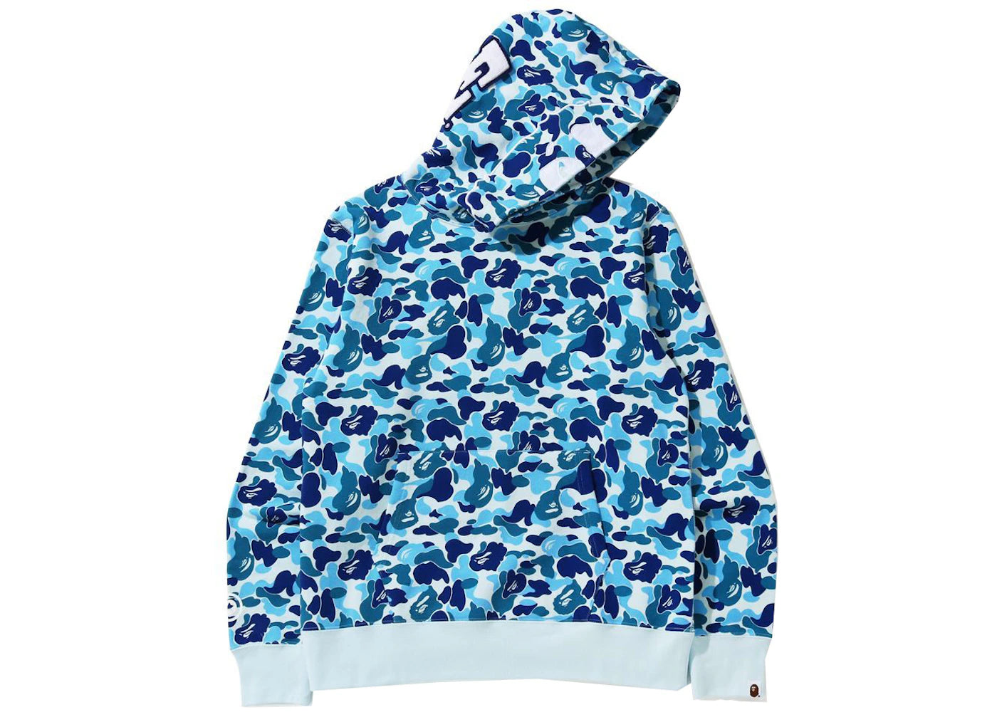 BAPE ABC Camo 2nd Ape Wide Fit Pullover Hoodie Blue